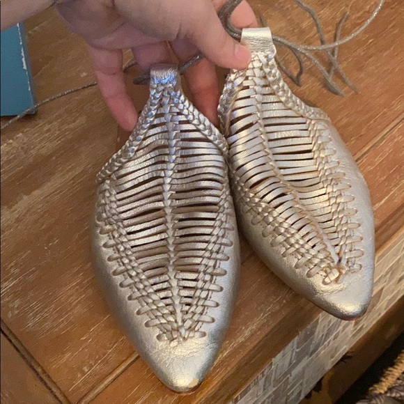 Free People Dana Silver Flat - Picture 2 of 6